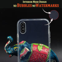 VAKIBO Premium Clear 2MM Thick Transparent Soft TPU Rubber Back Cover Case With Camera Protection Suitable for Apple iPhone X