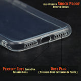 VAKIBO Premium Clear 2MM Thick Transparent Soft TPU Rubber Back Cover Case With Camera Protection Suitable for Apple iPhone X