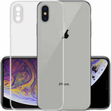 VAKIBO Premium Clear 1.5MM Thick Transparent Soft TPU Rubber Back Cover Case With Camera Protection Suitable for Apple iPhone X