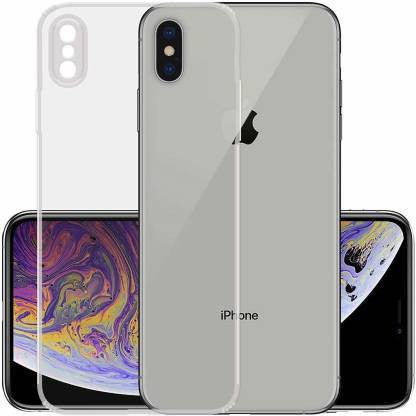 VAKIBO Premium Clear 1.5MM Thick Transparent Soft TPU Rubber Back Cover Case With Camera Protection Suitable for Apple iPhone X