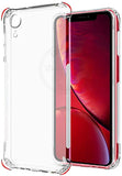 VAKIBO Premium Clear 2MM Thick Transparent Soft TPU Rubber Back Cover Case With Camera Protection Suitable for Apple iPhone XR