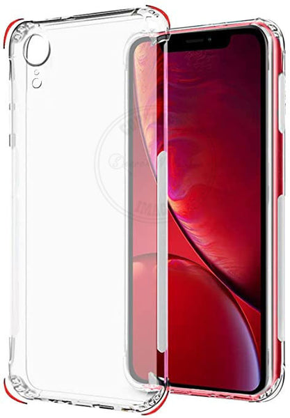 VAKIBO Premium Clear 2MM Thick Transparent Soft TPU Rubber Back Cover Case With Camera Protection Suitable for Apple iPhone XR