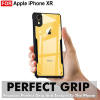 VAKIBO Best Selling Black and Transparent Back Cover Case Made With Soft TPU and Acrylic With 4 Corner and Camera Protection Suitable for Apple iPhone XR