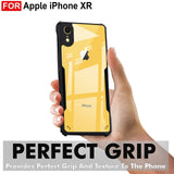 VAKIBO Best Selling Black and Transparent Back Cover Case Made With Soft TPU and Acrylic With 4 Corner and Camera Protection Suitable for Apple iPhone XR