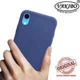 VAKIBO 1.2 MM Thick Blue Coloured Soft TPU Rubber Back Cover Case With Camera Protection Ring Suitable for Apple iPhone XR