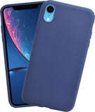 VAKIBO 1.2 MM Thick Blue Coloured Soft TPU Rubber Back Cover Case With Camera Protection Ring Suitable for Apple iPhone XR