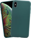 VAKIBO 1.2 MM Thick Green Coloured Soft TPU Rubber Back Cover Case With Camera Protection Ring Suitable for Apple iPhone XS Max