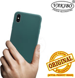 VAKIBO 1.2 MM Thick Green Coloured Soft TPU Rubber Back Cover Case With Camera Protection Ring Suitable for Apple iPhone XS Max