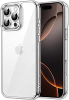 VAKIBO Premium Clear 2MM Thick Transparent Soft TPU Rubber Back Cover Case With Camera Protection Suitable for iPhone 16 Pro