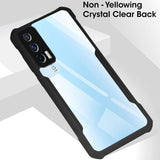 VAKIBO Super Premium Black Border Transparent Case With Corner Protection & Camera Protection Suitable for iQOO 7