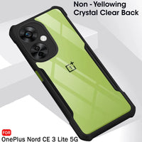 VAKIBO Super Premium Black Border Transparent Case With Corner Protection & Camera Protection Suitable for OnePlus Nord CE3 Lite