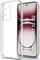 VAKIBO Premium Clear 1.5MM Thick Transparent Soft TPU Rubber Back Cover Case With Camera Protection Suitable for Oppo Reno12