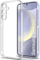 VAKIBO Premium Clear 1.5MM Thick Transparent Soft TPU Rubber Back Cover Case With Camera Protection Suitable for Samsung S24