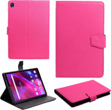 VAKIBO Mercury Premium Pink Coloured made With Canvas and TPU Flip Cover Case Suitable for Lenovo Tab K10