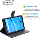 VAKIBO Mercury Premium Purple Coloured made With Canvas and TPU Flip Cover Case Suitable for Samsung Galaxy TAB A8 X205/X200