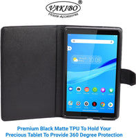 VAKIBO Mercury Premium Purple Coloured made With Canvas and TPU Flip Cover Case Suitable for Samsung Galaxy TAB A8 X205/X200