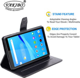 VAKIBO Horizontal Premium Dotted Blue Coloured Sysnthatic Leather Flip Cover Case Suitable for Lenovo Tab M8 FHD 2nd Gen 8705F