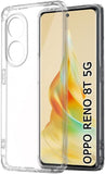 VAKIBO Premium Clear 1.5MM Thick Transparent Soft TPU Rubber Back Cover Case With Camera Protection Suitable for Oppo Reno8T 5G
