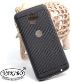 VAKIBO Dotted Design Black Coloured Soft TPU Back Cover Case Suitable for Moto Z