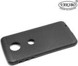 VAKIBO Dotted Design Black Coloured Soft TPU Back Cover Case Suitable for Moto Z