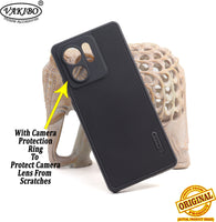 VAKIBO Niukin Dotted Design Black Coloured Soft TPU Rubber Back Cover Case With Camera Protection Ring Suitable for Moto Edge 40