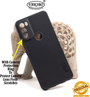VAKIBO Dotted Black Coloured Made with Silicon Rubber TPU Back Cover Case Suitable for Moto G71