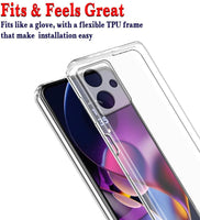 VAKIBO Premium Clear 2MM Thick Transparent Soft TPU Rubber Back Cover Case With Camera Protection Suitable for Moto G64