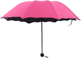 3 Fold Umbella Magic of Blooming Flowers Design Multi Style-Pink