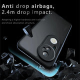 VAKIBO Best Selling Black and Transparent Coloured Made With Soft TPU and Acrylic Back Cover Case With 4 Corner and Camera Protection Suitable for Vivo T4 Ultra