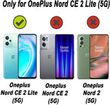 VAKIBO Super Premium Black Border Transparent Case With Corner Protection & Camera Protection Suitable for OnePlus Nord CE2 Lite