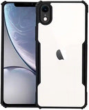 VAKIBO Best Selling Black and Transparent Back Cover Case Made With Soft TPU and Acrylic With 4 Corner and Camera Protection Suitable for Apple iPhone XR