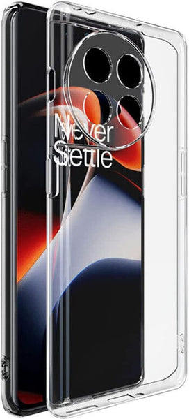 VAKIBO Premium Clear 2MM Thick Transparent Soft TPU Rubber Back Cover Case With Camera Protection Suitable for OnePlus 11R