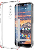 VAKIBO Premium Clear 1.5MM Thick Transparent Soft TPU Rubber Back Cover Case With Camera Protection Suitable for Nokia 4.2