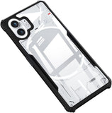 VAKIBO Super Premium Black Border Transparent Case With Corner Protection & Camera Protection Suitable for Nothing Phone 2