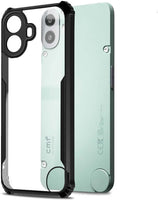 VAKIBO Super Premium Black Border Transparent Case With Corner Protection & Camera Protection Suitable for Nothing Phone CMF 1