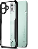 VAKIBO Super Premium Black Border Transparent Case With Corner Protection & Camera Protection Suitable for Nothing Phone CMF 1