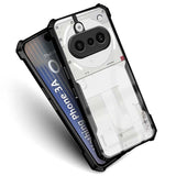 VAKIBO Best Selling Black and Transparent Back Cover Case Made With Soft TPU and Acrylic With 4 Corner and Camera Protection Suitable for Nothing Phone 3A
