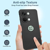 VAKIBO Black Coloured Back Cover Case Suitable for Oneplus Nord 3