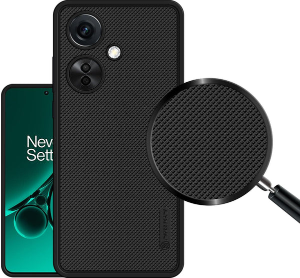VAKIBO Dotted Black Coloured Made with Silicon Rubber TPU Back Cover Case Suitable for OnePlus Nord CE3 Lite