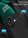 VAKIBO Dotted Black Coloured Made with Silicon Rubber TPU Back Cover Case Suitable for OnePlus Nord CE3 Lite