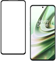 Super Premium Quality Tempered Glass Screen Guard Protector With Black Border Suitable For OnePlus 10R