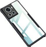 VAKIBO Super Premium Black Border Transparent Case With Corner Protection & Camera Protection Suitable for OnePlus Ace