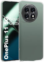 VAKIBO Premium Clear 2MM Thick Transparent Soft TPU Rubber Back Cover Case With Camera Protection Suitable for OnePlus 11