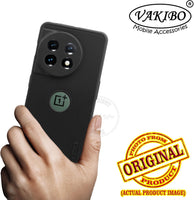 VAKIBO Dotted Black Coloured Made with Silicon Rubber TPU Back Cover Case Suitable for OnePlus 11