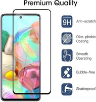 Super Premium Quality Tempered Glass Screen Guard Protector With Black Border Suitable For Realme Narzo 20 Pro
