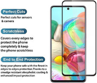 Super Premium Quality Tempered Glass Screen Guard Protector With Black Border Suitable For Realme Narzo 20 Pro