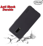 VAKIBO Dotted Black Coloured Made with Silicon Rubber TPU Back Cover Case Suitable for Oneplus 6T