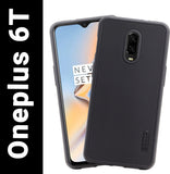 VAKIBO Dotted Black Coloured Made with Silicon Rubber TPU Back Cover Case Suitable for Oneplus 6T