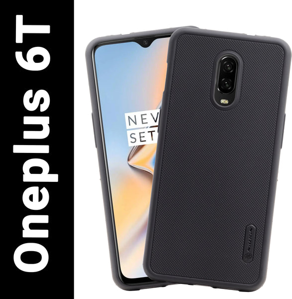 VAKIBO Dotted Black Coloured Made with Silicon Rubber TPU Back Cover Case Suitable for Oneplus 6T