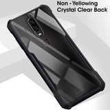 VAKIBO Super Premium Black Border Transparent Case With Corner Protection & Camera Protection Suitable for Oneplus 6T